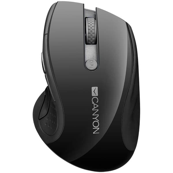 CANYON mouse MW-01 BlueLED Wireless Black musta