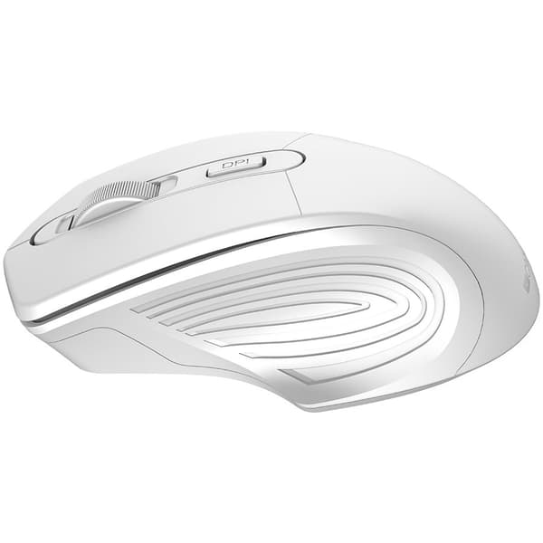 CANYON MW-15, 2.4GHz Wireless Optical Mouse with 4 buttons, DPI 800/1200/1600, Pearl white, 115*77*38mm, 0.064kg