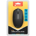 Miniatyrbild 6 av 6: CANYON M-10, Canyon Wired optical mouse with 3 buttons, DPI 1000, with 1.5M USB cable, black, 65*115*40mm, 0.1kg