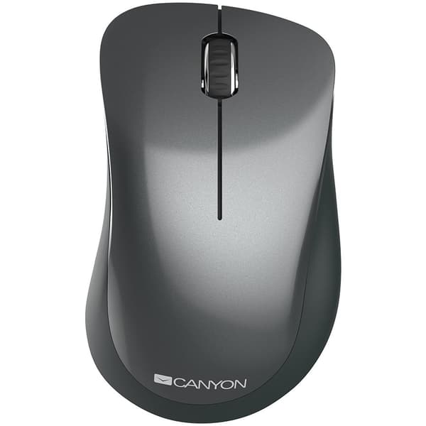 CANYON MW-11, 2.4 GHz Wireless mouse,with 3 buttons, DPI 1200, Battery:AAA*2pcs,Black,67*109*38mm,0.063kg Svart