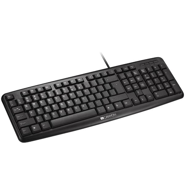 CANYON keyboard KB-1 EN/RU Wired Black