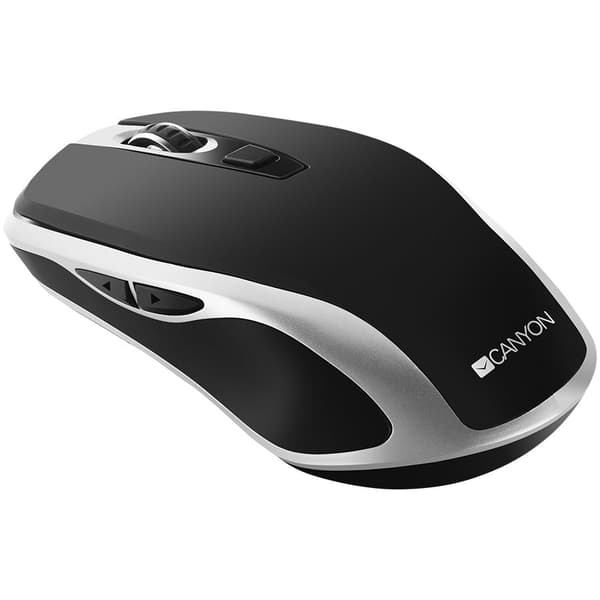 CANYON MW-19, 2.4GHz Wireless Rechargeable Mouse with Pixart sensor, 6keys, Silent switch for right/left keys,Add NTCDPI: 800/1200/1600, Max. usage 50