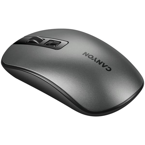 CANYON MW-18, 2.4GHz Wireless Rechargeable Mouse with Pixart sensor, 4keys, Silent switch for right/left keys,Add NTC DPI: 800/1200/1600, Max. usage 5