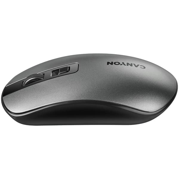 CANYON MW-18, 2.4GHz Wireless Rechargeable Mouse with Pixart sensor, 4keys, Silent switch for right/left keys,Add NTC DPI: 800/1200/1600, Max. usage 5