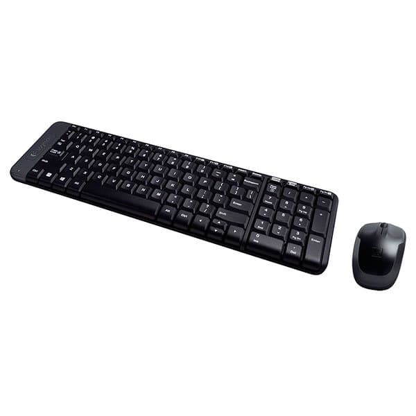 Logitech Langaton Näppäimistö Ja Hiiri Mk220 Musta US QWERTY