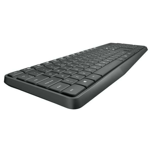 Logitech Trådlöst Tangentbord Och Mus Mk235 Svart Spanish QWERTY