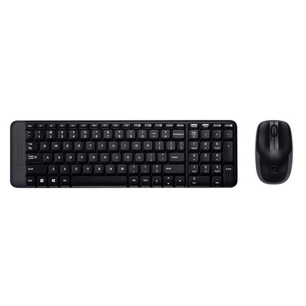Logitech Langaton Näppäimistö Ja Hiiri Mk220 Musta Spanish QWERTY