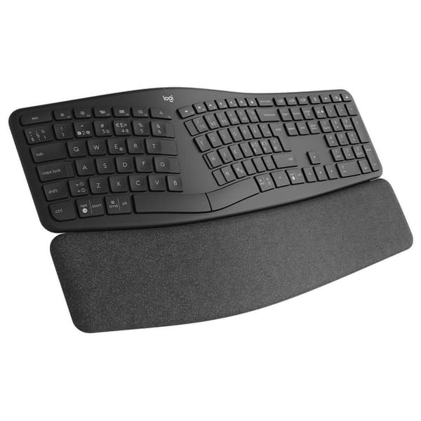 Logitech Trådløst Tastatur Ergo K860 Sort Spanish QWERTY