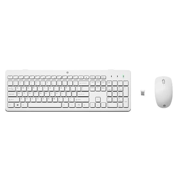 Hp Trådløs Gaming-mus Og Tastatur 3l1f0aa-abe Hvid Hvid