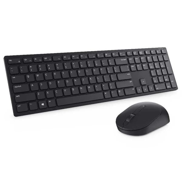 Dell Trådløs Mus Og Tastatur Km5221w Sort