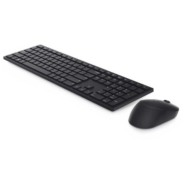 Dell Trådløs Mus Og Tastatur Km5221w Sort Sort