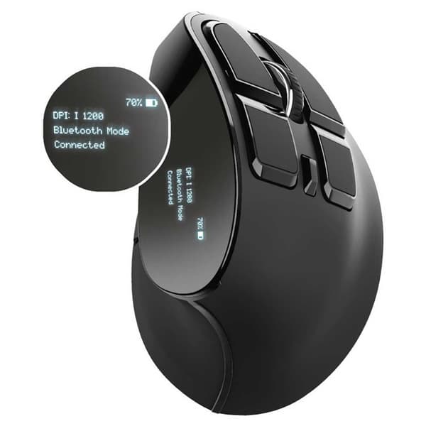 Trust Trådløs Ergonomisk Mus Voxx Sort