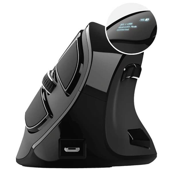 Trust Trådløs Ergonomisk Mus Voxx Sort