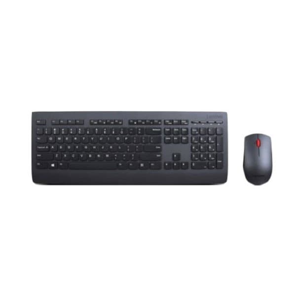 Lenovo Idg Trådløst Tastatur Og Mus Professional Sort Spanish QWERTY Sort