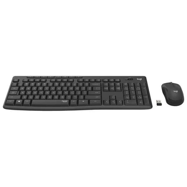 Logitech Trådløst Tastatur Og Mus Mk295 Sort German QWERTZ