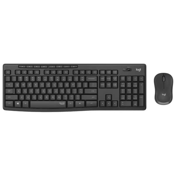 Logitech Trådløst Tastatur Og Mus Mk295 Sort German QWERTZ