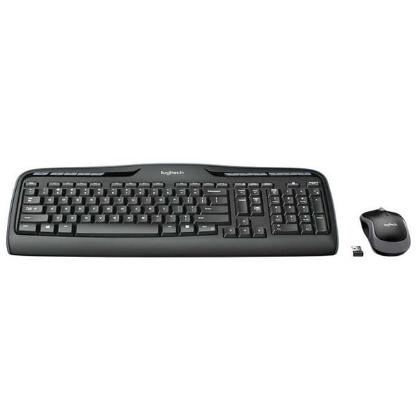 Logitech Trådløst Tastatur Og Mus Mk330 Sort German QWERTZ