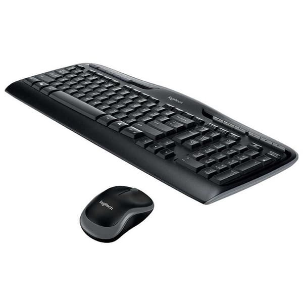Logitech Trådløst Tastatur Og Mus Mk330 Sort German QWERTZ