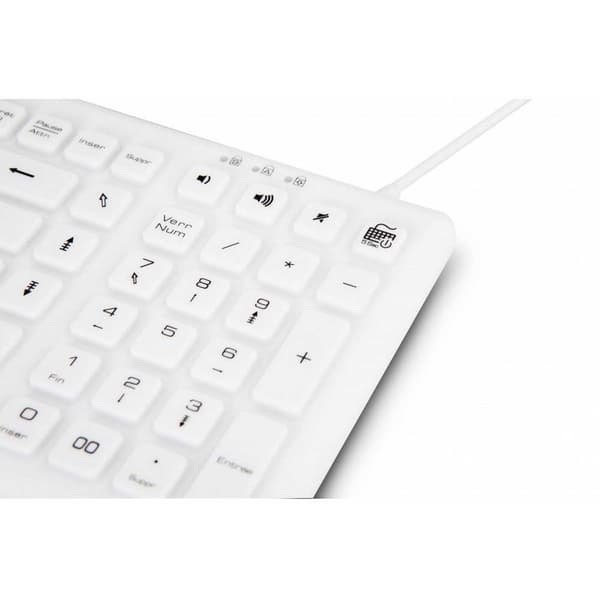 Urban Factory Vaskbart Tastatur Ip68 Hvid Spanish QWERTY