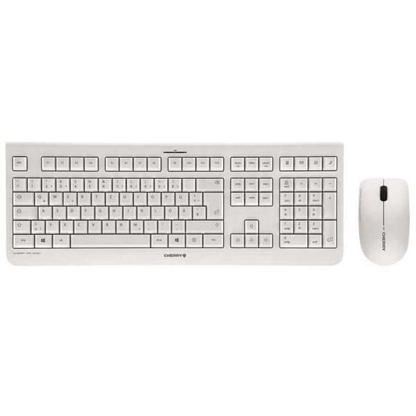 Cherry Trådlöst Tangentbord Och Mus Dw 3000 Grå US QWERTY Grå