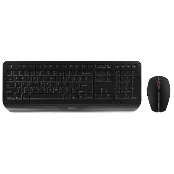 Cherry Trådløs Mus Og Tastatur Gentix Sort German QWERTZ