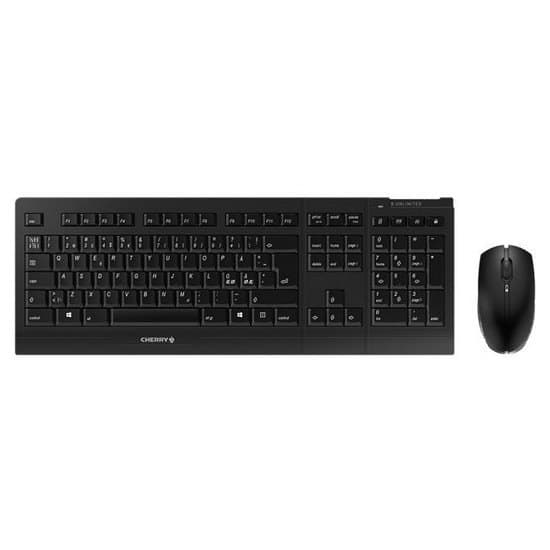 Cherry Mekanisk Tastatur Og Mus Unlimited 3.0 Sort German QWERTZ Sort