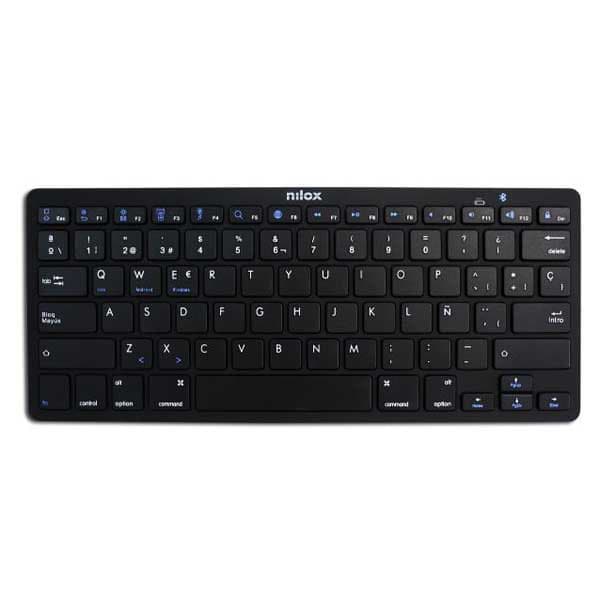 Nilox Trådløst Tastatur Nxkb01b Søvfarvet Sort
