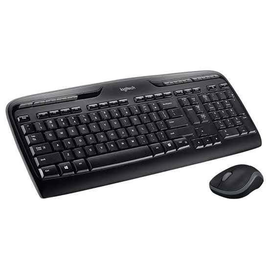 Logitech Langaton Hiiri Ja Näppäimistö Mk330 Hopeinen Nordic QWERTY