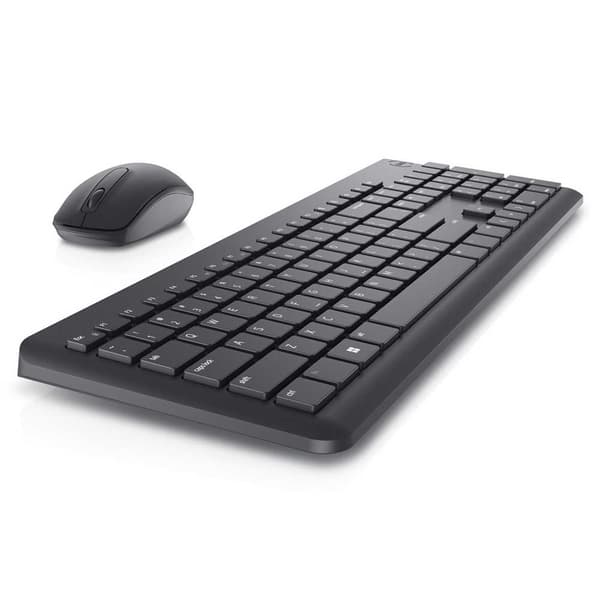 Dell Trådløs Mus Og Tastatur Km3322w Søvfarvet US QWERTY