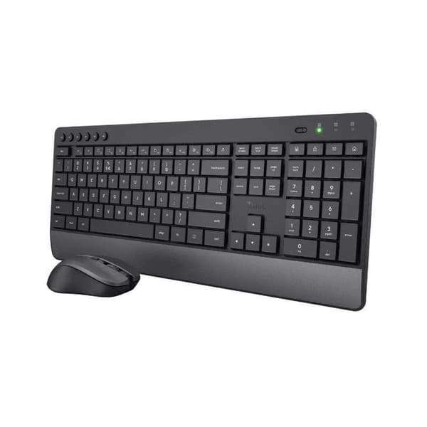 Trust Trådløs Mus Og Tastatur Trezo Søvfarvet Spanish QWERTY