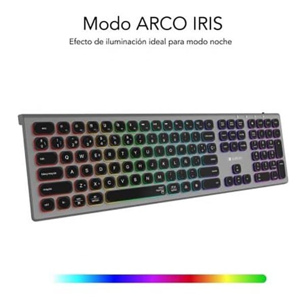 Subblim Trådløst Tastatur Master Søvfarvet Spanish QWERTY