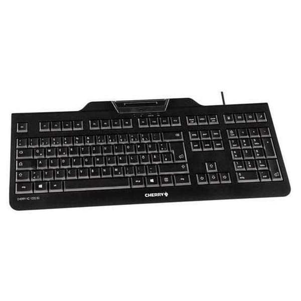 Cherry Tastatur Kc 1000 Sc Sort Belgian AZERTY