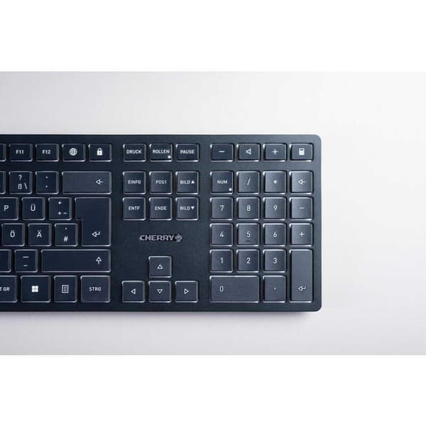Cherry Trådlöst Tangentbord Kw 9100 Slim Svart UK QWERTY