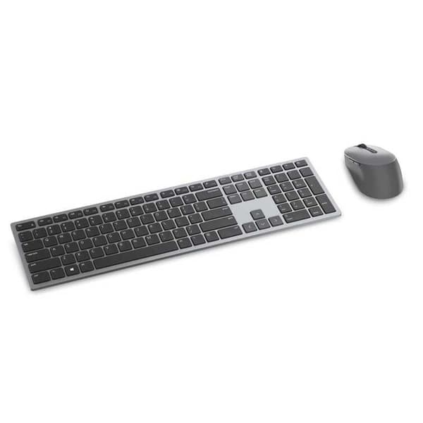 Dell Trådløs Mus Og Tastatur Premier Multi-device Søvfarvet US QWERTY