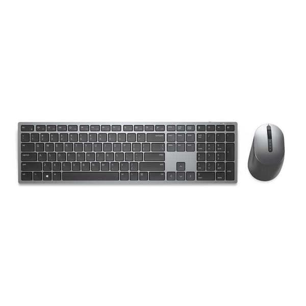 Dell Trådløs Mus Og Tastatur Premier Multi-device Søvfarvet US QWERTY