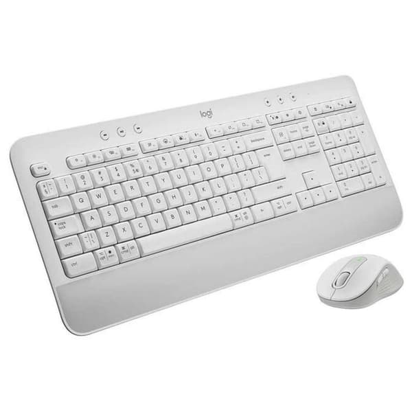 Logitech Trådlös Mus Och Tangentbord Mk650 Silver German QWERTY