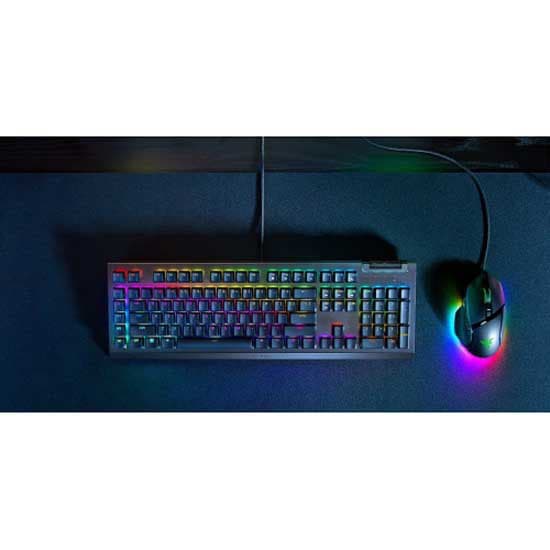 Razer Pelinäppäimistö Blackwidow V4 X Yellow Swtich Kirkas Spanish QWERTY
