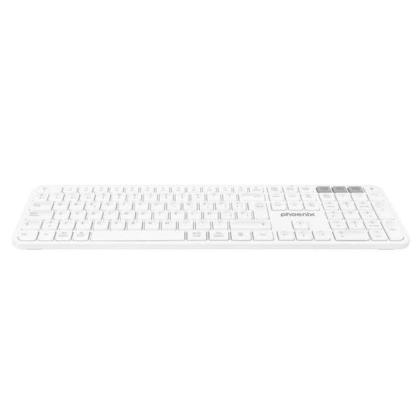 Phoenix Technologies Trådløst Tastatur K300g Bluetooth Dual Hvid