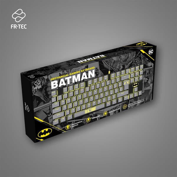 Fr-tec Spel Tangentbord Dc Batman Svart