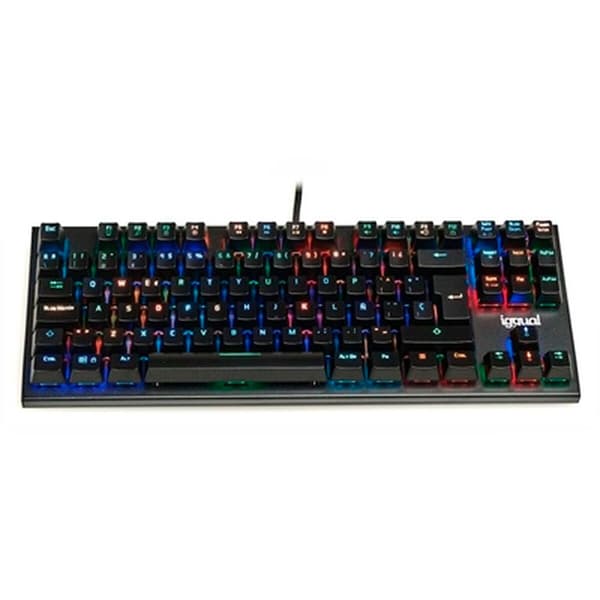 Iggual Spel Mekaniskt Tangentbord Onyx Rgb Flerfärgad Spanish QWERTY Svart