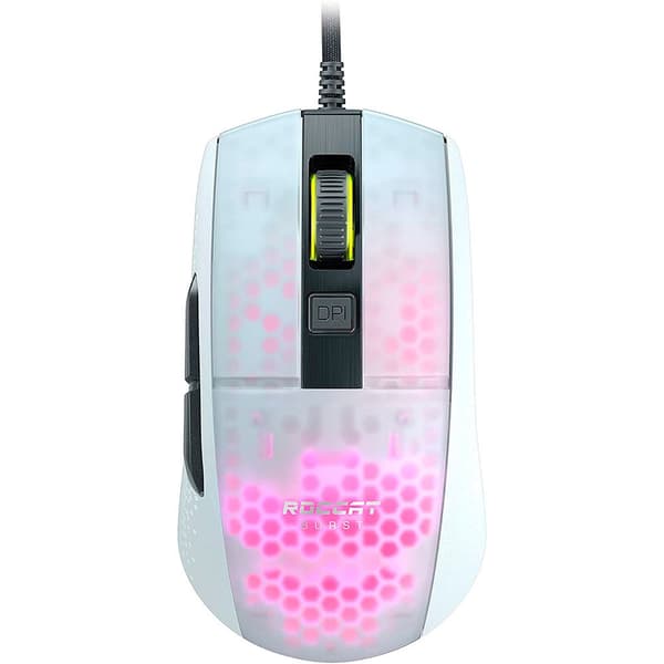 Roccat Gaming Mus Burst Pro Rgb Hvid Hvid