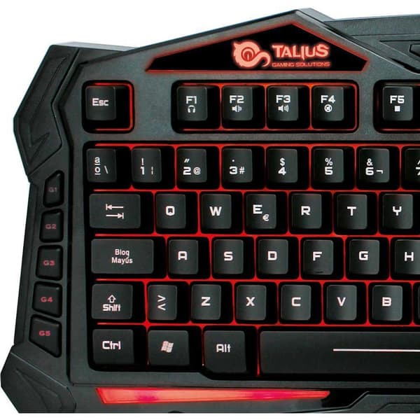 Talius Tastatur Banshee Sort Spanish QWERTY