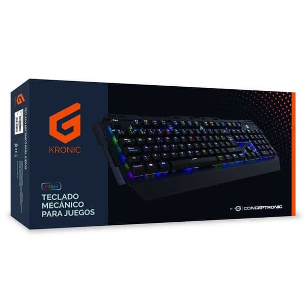 Conceptronic Gaming Mekanisk Tastatur Kronic01 Sort Spanish QWERTY