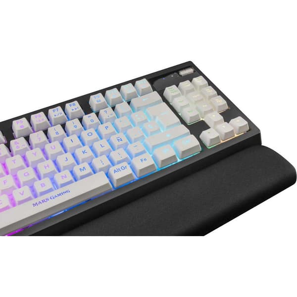 Mars Gaming Spel Tangentbord Mkaxw Svart Spanish QWERTY