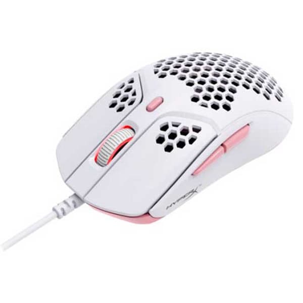 Hyperx Spelmus Pulsefire Haste 16000 Dpi Vit Rosa, Vit