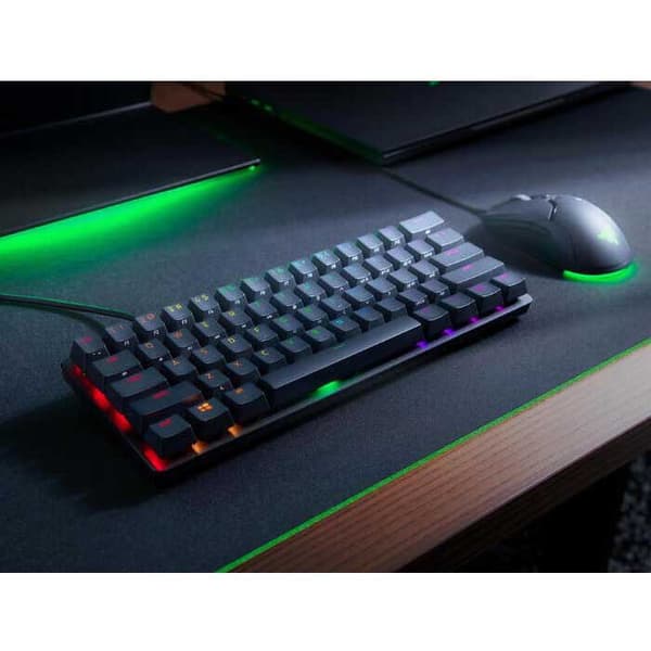 Razer Gaming Trådløst Mekanisk Tastatur Huntsman Mini Transparent US QWERTY