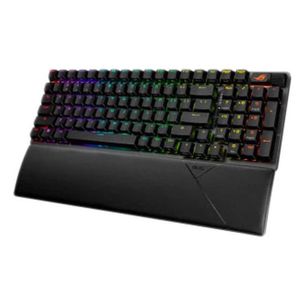 Asus Gaming Trådlöst Mekaniskt Tangentbord Strix Scope Ii 96 Flerfärgad Spanish QWERTY Svart