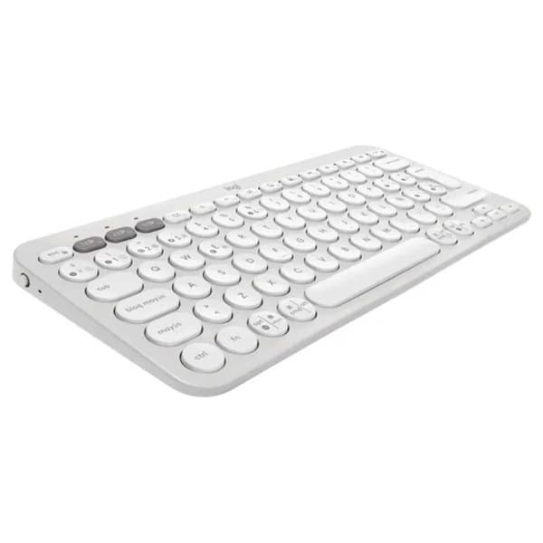 Logitech Trådløst Tastatur Pebble Keys 2 K380s Søvfarvet
