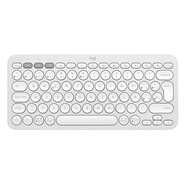 Logitech Trådløst Tastatur Pebble Keys 2 K380s Søvfarvet Hvid