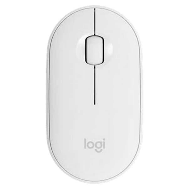 Logitech Trådlös Mus Pebble Mouse 2 M350s Durchsichtig Vit